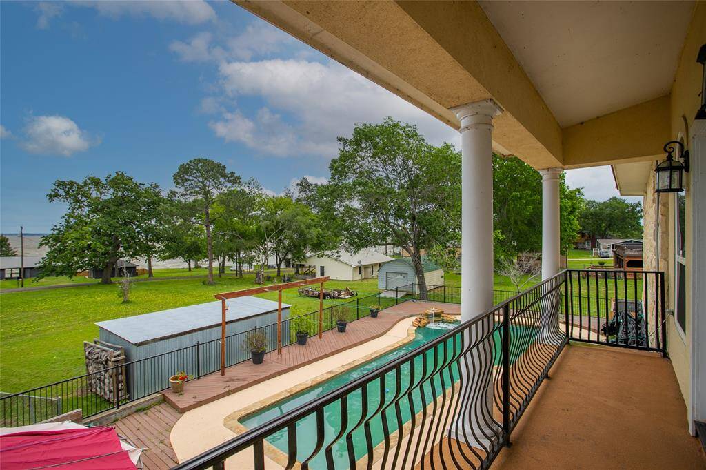 view from a balcony