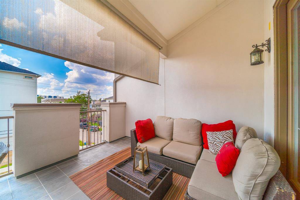 Another view of the rooftop terrace that provides a better perspective of just how much outdoor space this terrace provides!