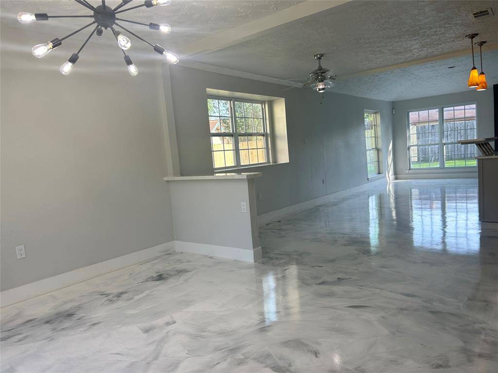 View from the formal dining room.