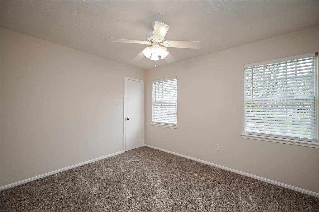 Bedroom:  All 4 bedrooms have new carpet, window blinds, and ceiling fans!
