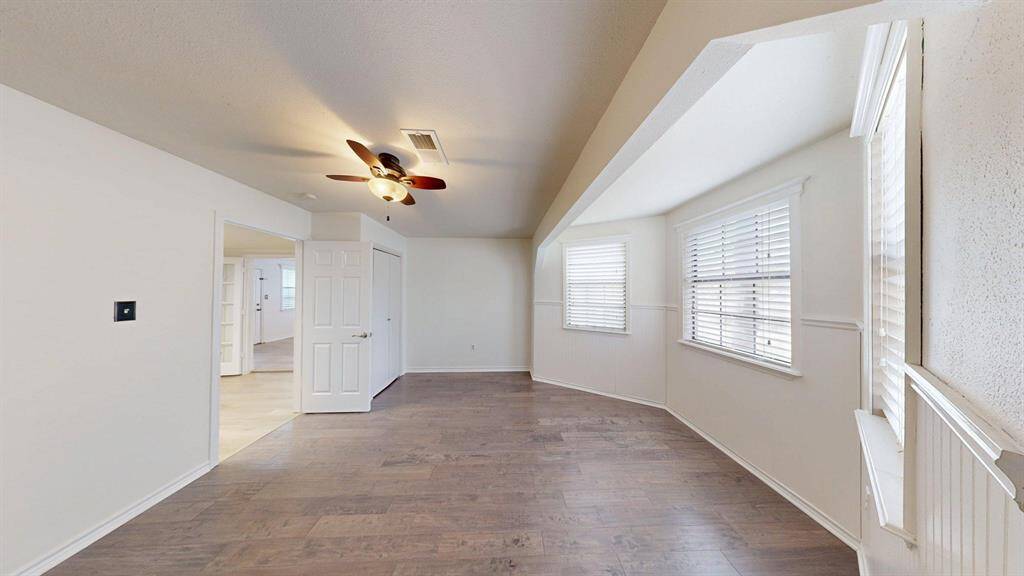 There is plenty of room and a bay window gives that unique touch