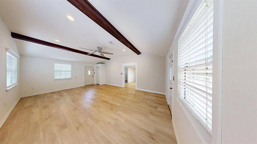There is plenty of openness and space in the living room of your new home.
