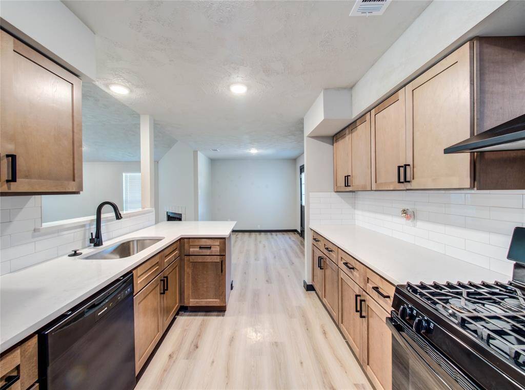 Bright open kitchen