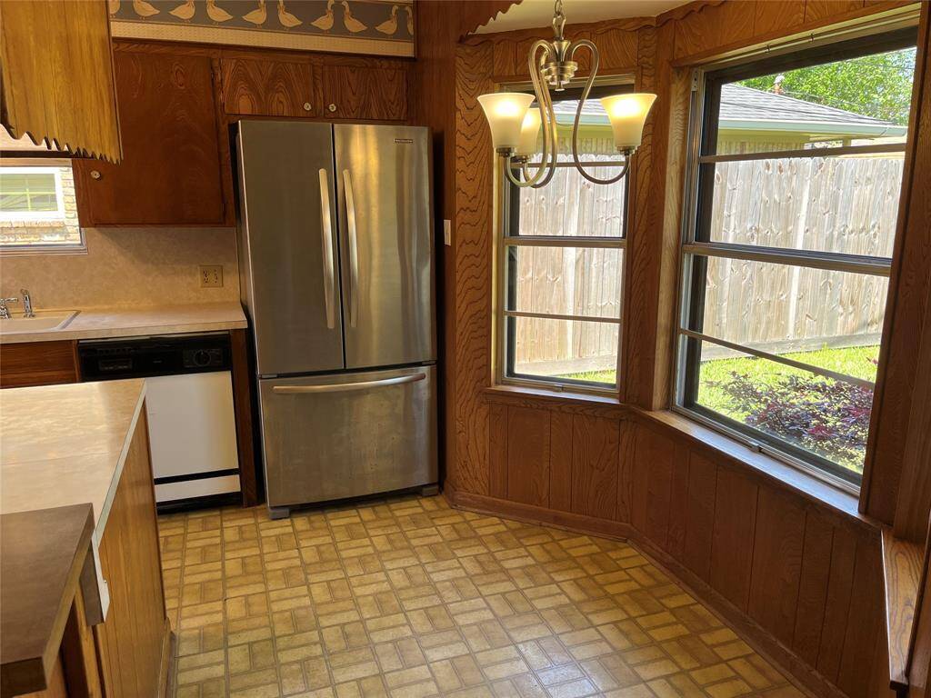 Your breakfast table sits in this cute little dining area.
