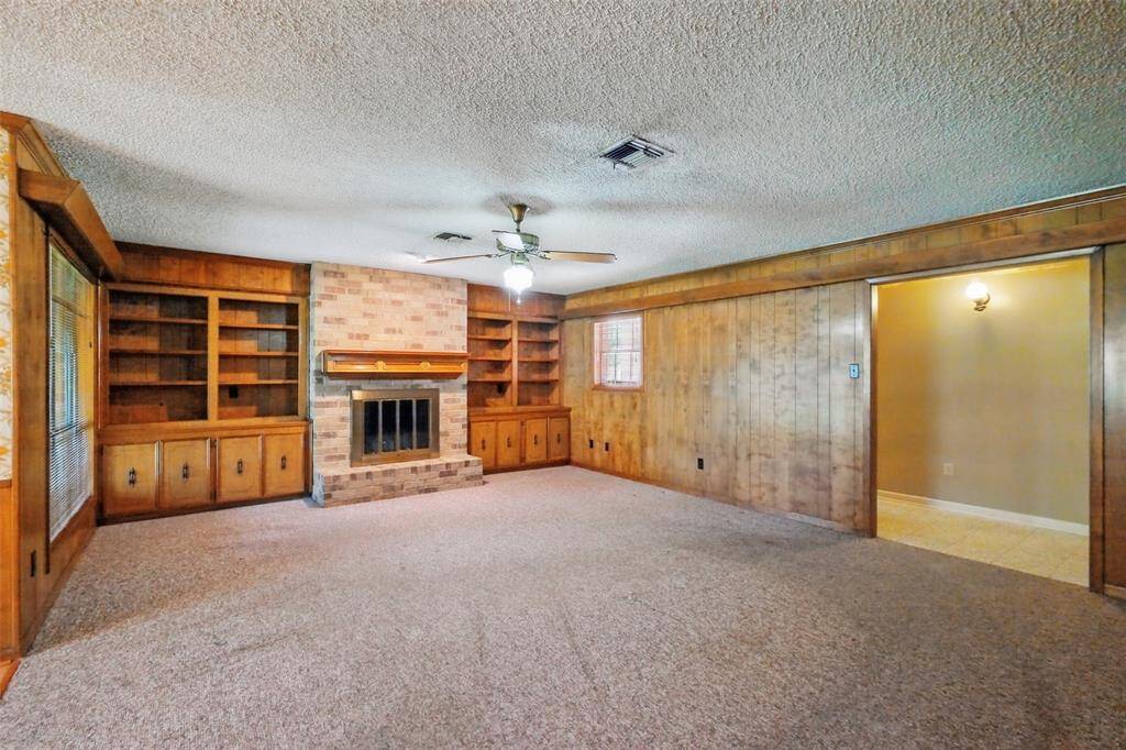 The Family Room as viewed from near the Kitchen.