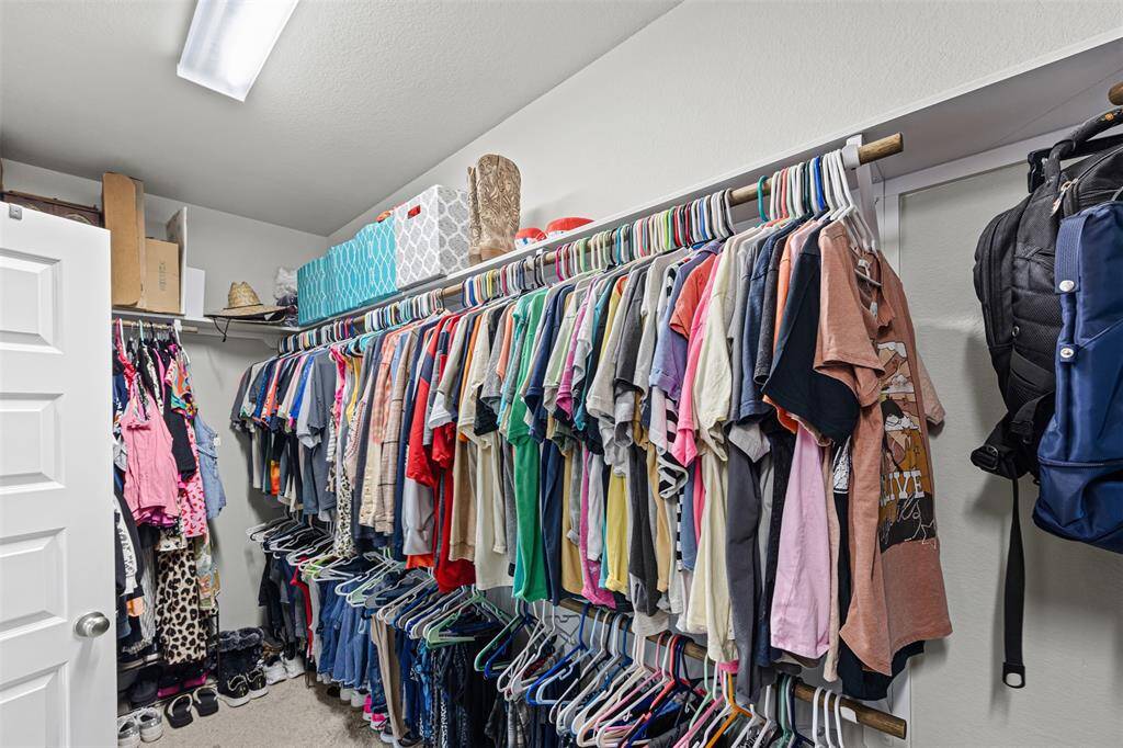 Primary closet
