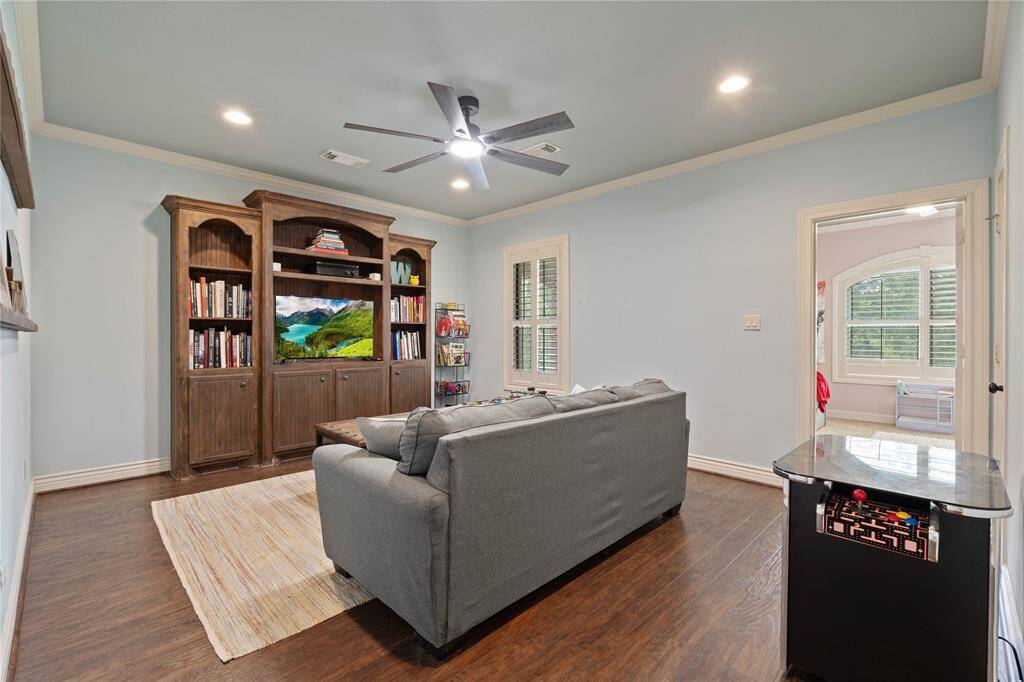 Flex-space. Currently used as a kids play room with extra sleep space for guests.