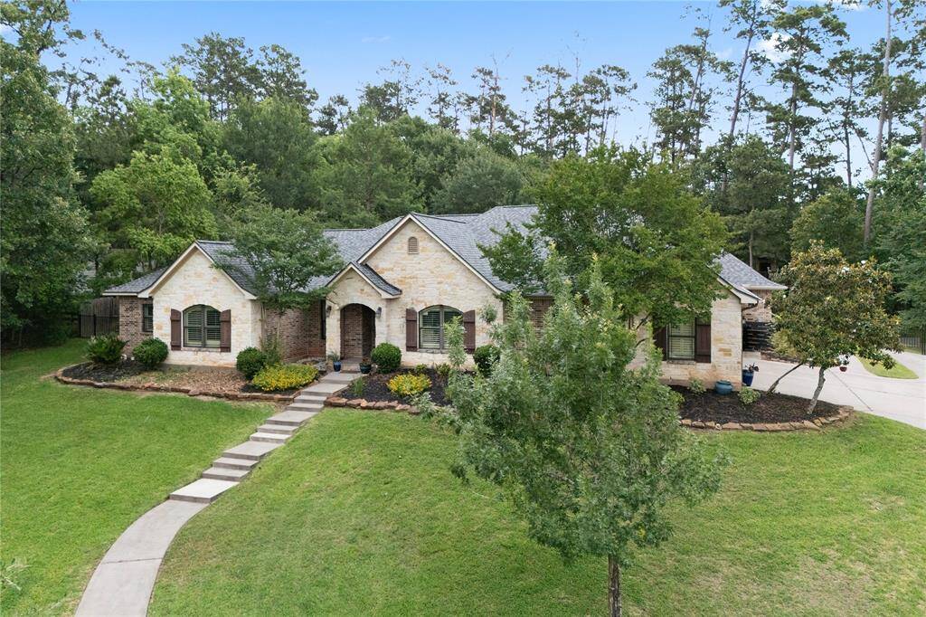 Elevated view of home.