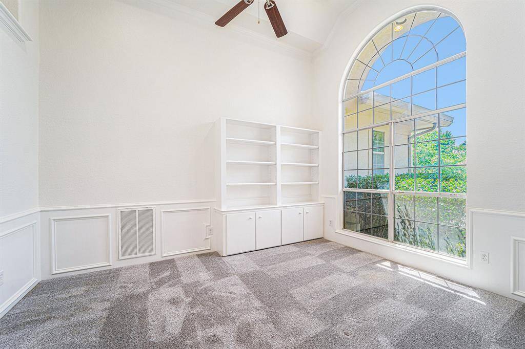 Your home office is private and bright!