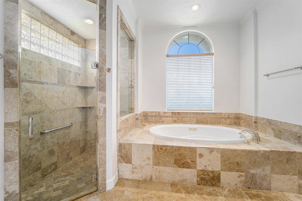 Soaking tub for the ultimate relaxation experience.