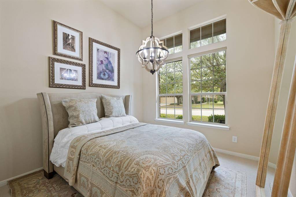 Split bedroom layout offered in this home - 3 bedrooms and 3 full bathrooms.