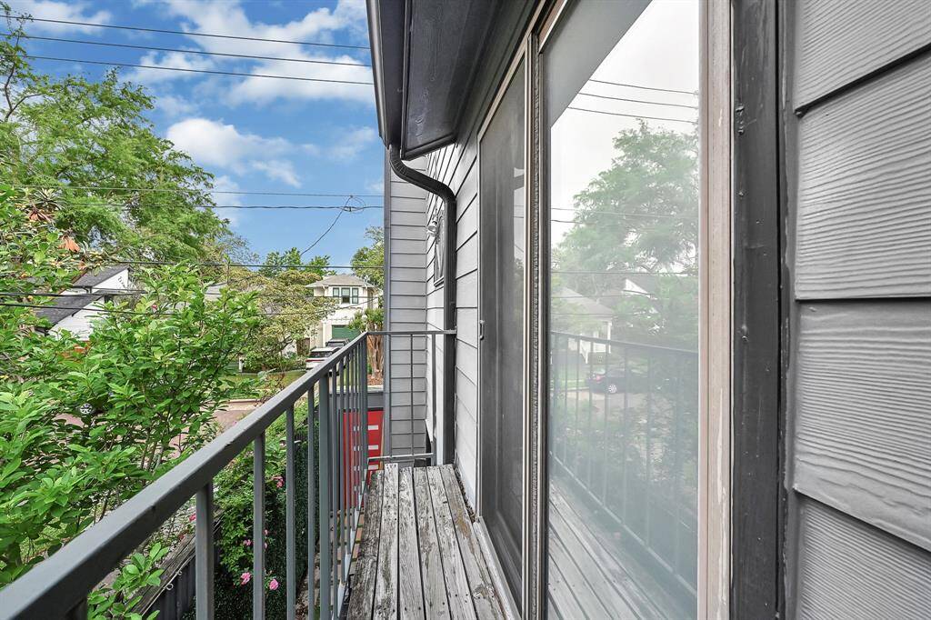 Balcony from the bedroom