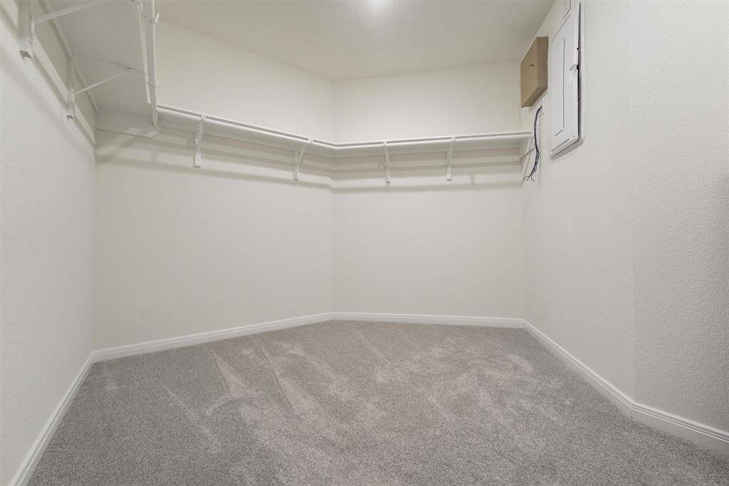 Primary walk in closet
