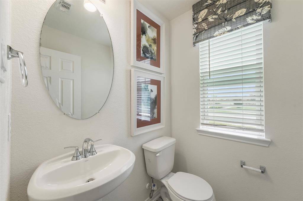half bath on the 1st floor