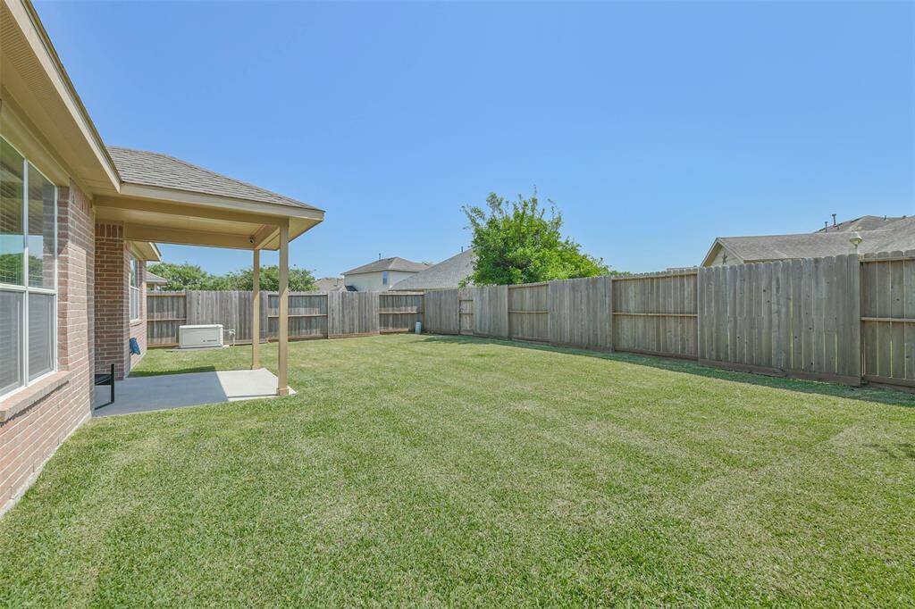 Enjoy complete privacy in your fully fenced yard.