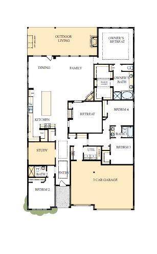 The success of a floorplan is the way you can move through it…You’ll be amazed at how well this home lives…We call it traffic patterns.