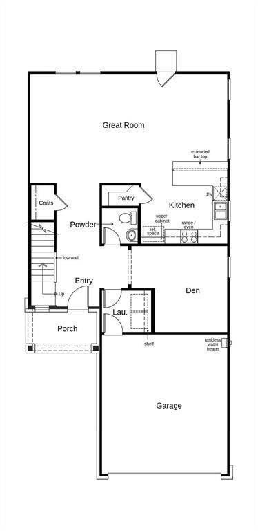 This floor plan features 3 bedrooms, 2 full baths, 1 half bath and over 2,200 square feet of living space.
