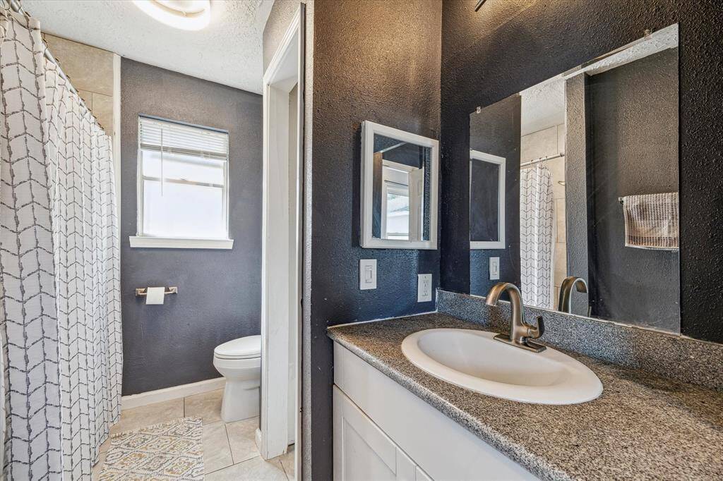 Hallway bathroom