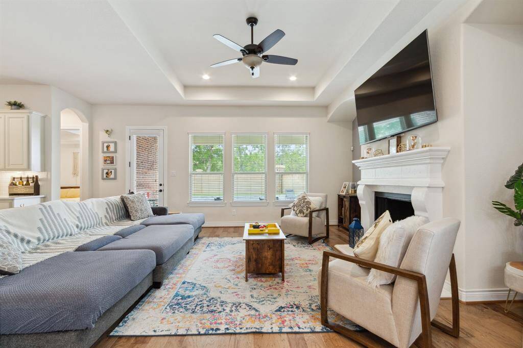 Easy access to the back patio.