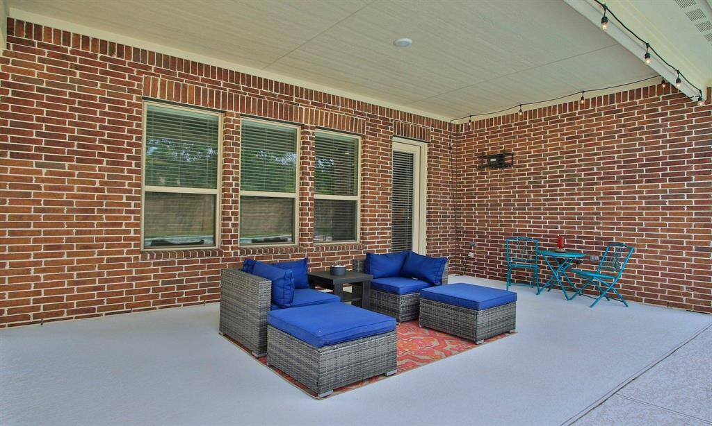 Patio is pre-plumbed with water, drain and gas to enable you to build your dream outdoor kitchen.