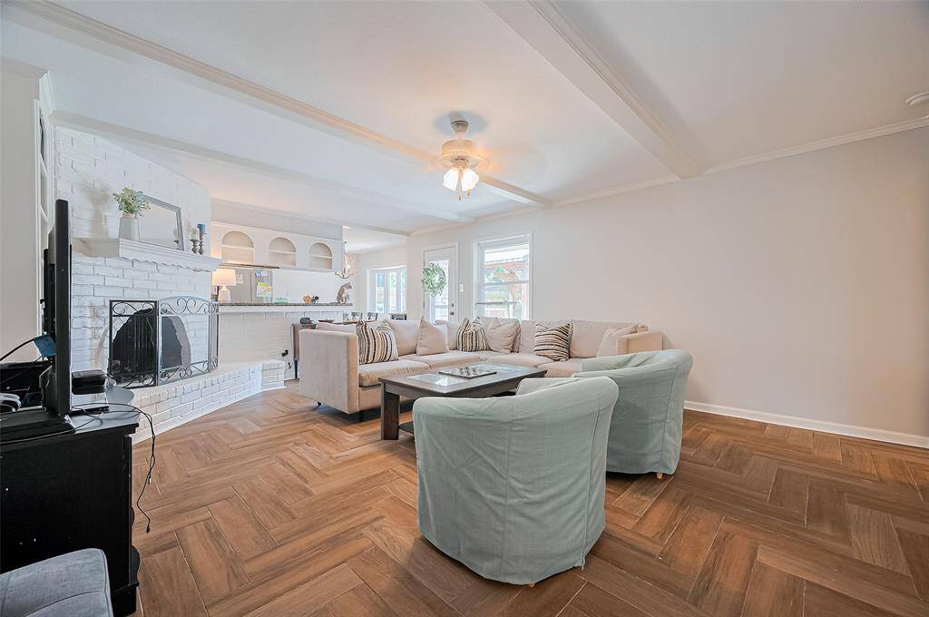 another view of the living room.