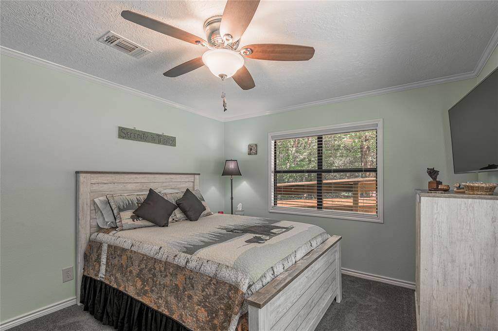 New windows, coverings and carpet in bed rooms.