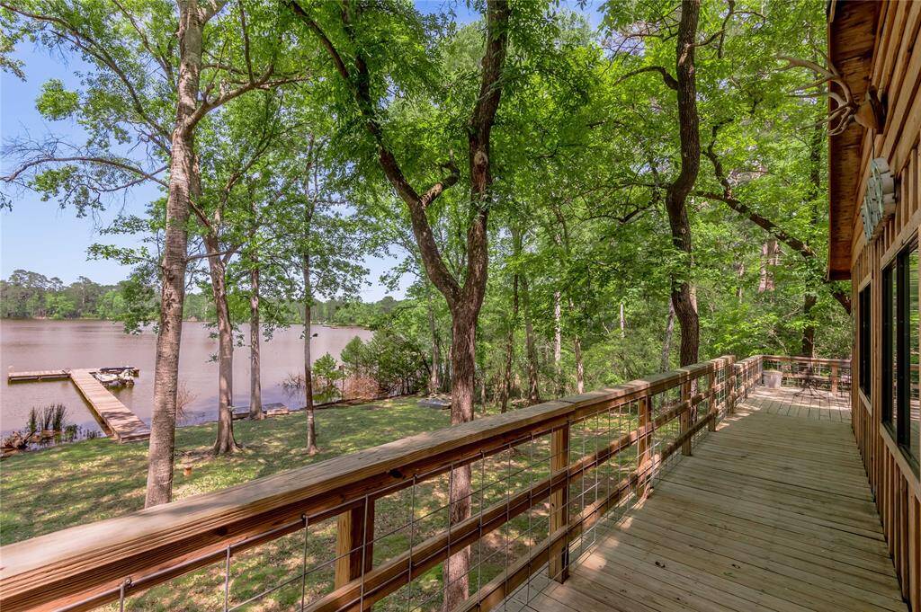 Look at the view from the back of the porch.