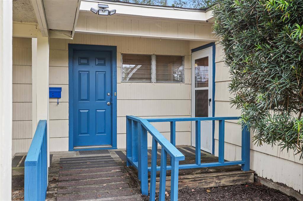 Ramp going to front door.
