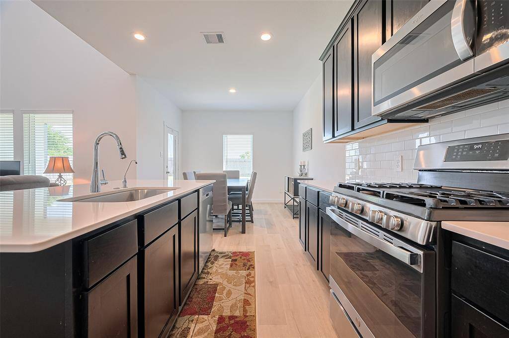 Kitchen with view into Dining Area