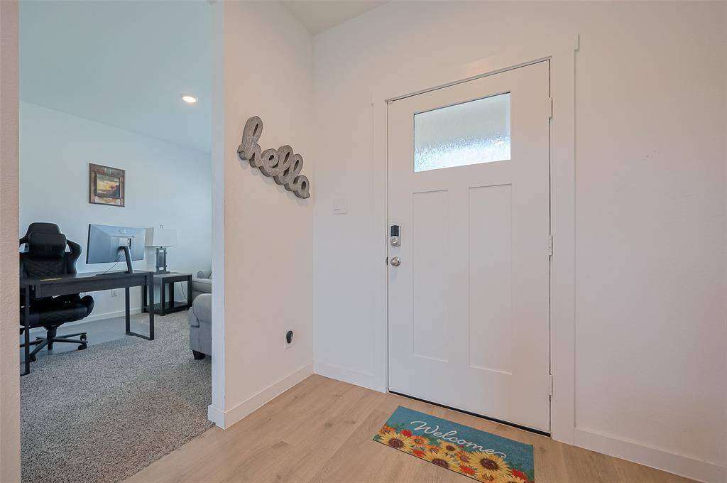Front Door/View into Home Office