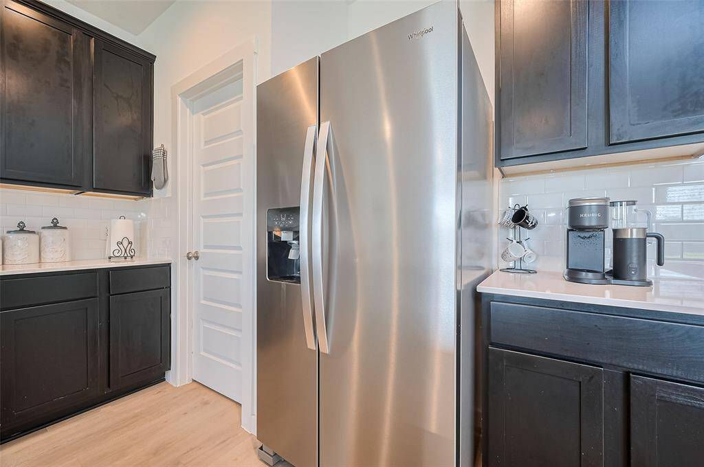 Kitchen with walk-in pantry