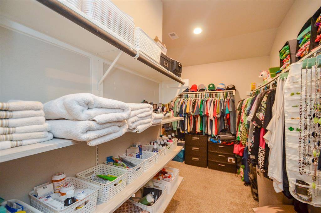 You are going to love the large closet!