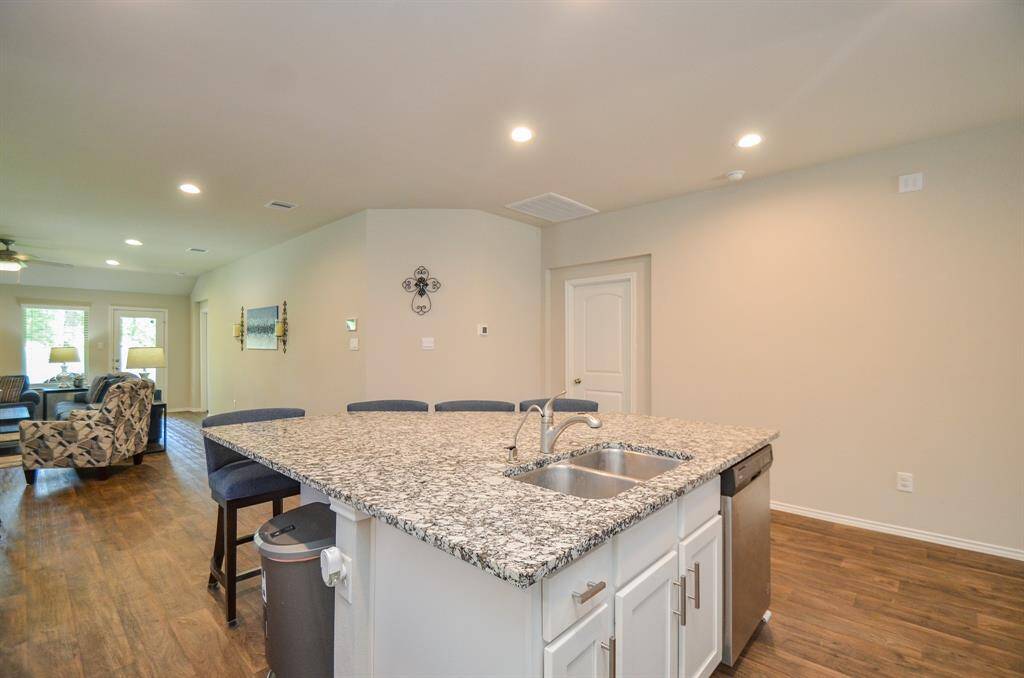 This is such an open and flowing plan! What a great gathering place for your family!