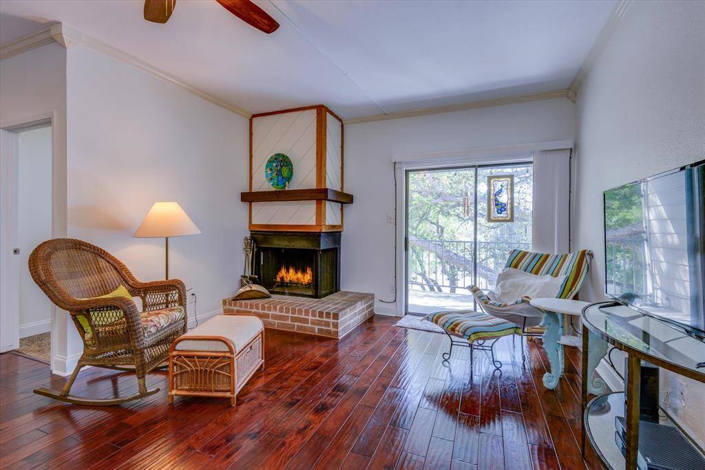 Cozy up in front of the fire in your beautiful freshly painted living room!