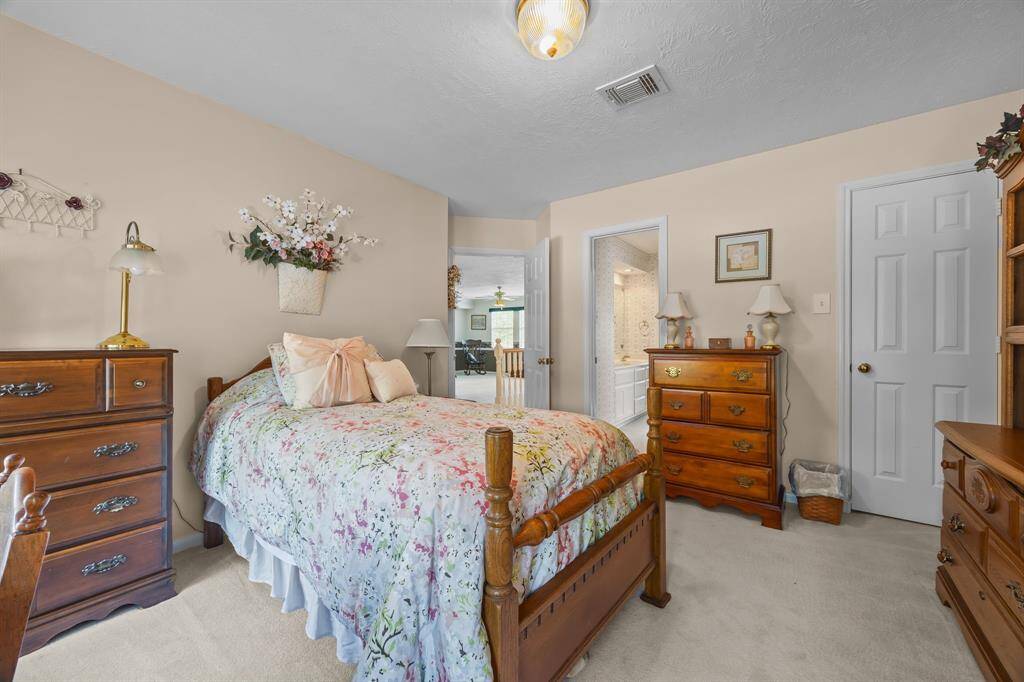 Enjoy convenient access to the Jack and Jill bathroom from the third bedroom.