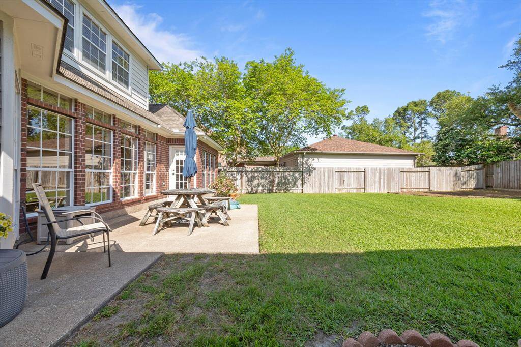 Spacious patio ideal for summer BBQs and outdoor entertaining.