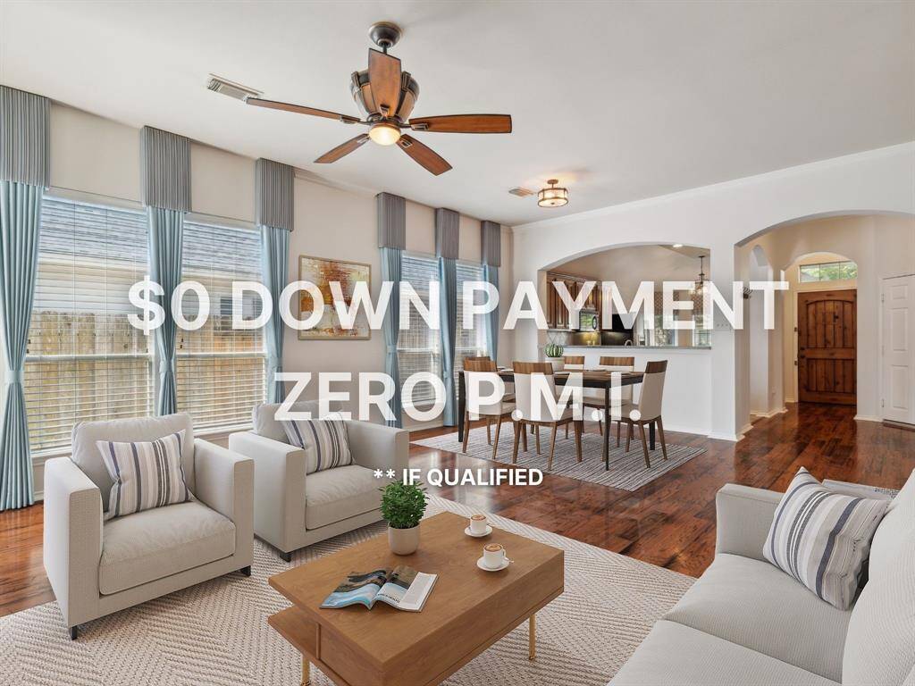 Welcome home! Step into a beautifully arched entry foyer that flows seamlessly into the open-concept living and dining areas. The kitchen overlooks both spaces, creating a perfect setup for entertaining and everyday comfort.** Virtually Staged
