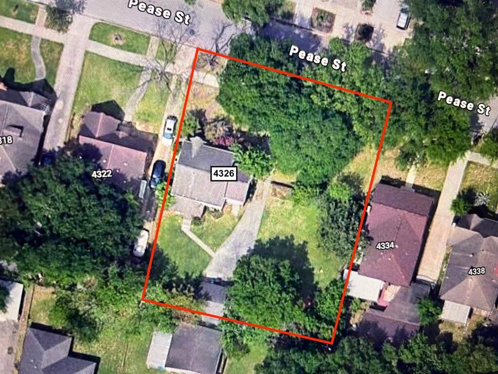 Estimated property lines