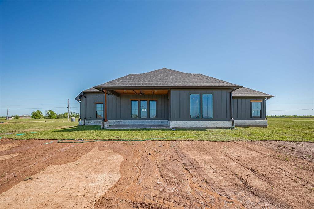 Rear of the home
