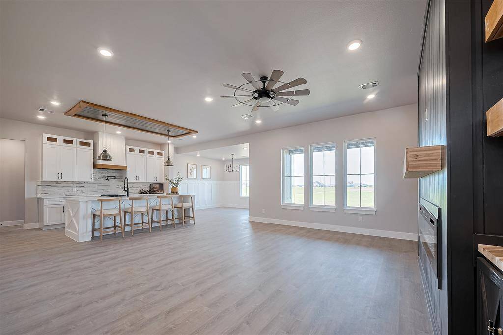Walking in from the formal entry into the living room