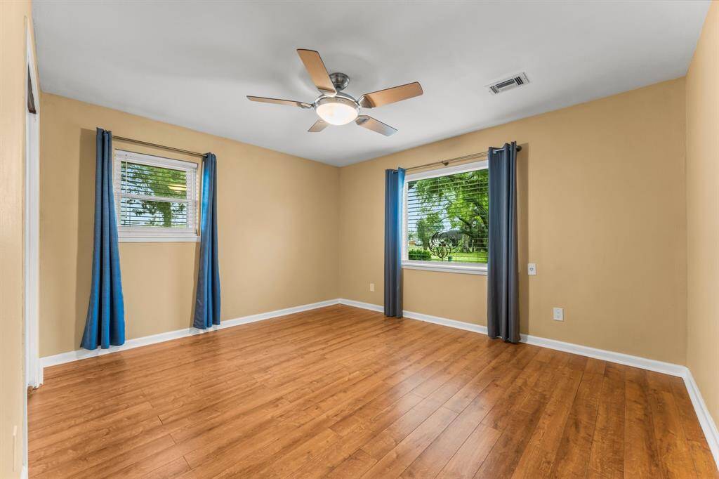 Spacious secondary bedrooms