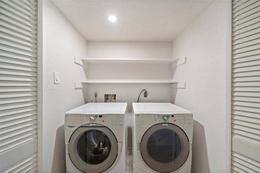 Washer and dryer are included in the lease.