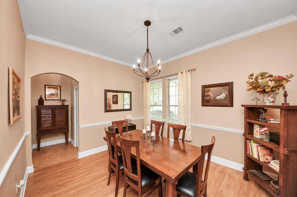 Formal dining area