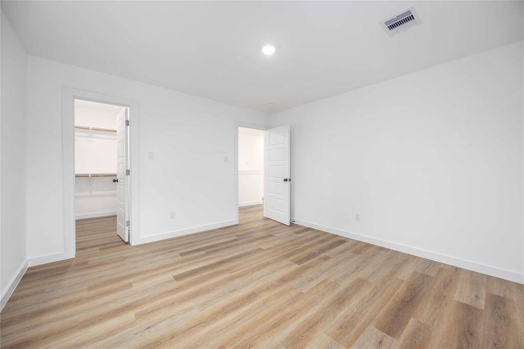 Spacious secondary bedrooms
