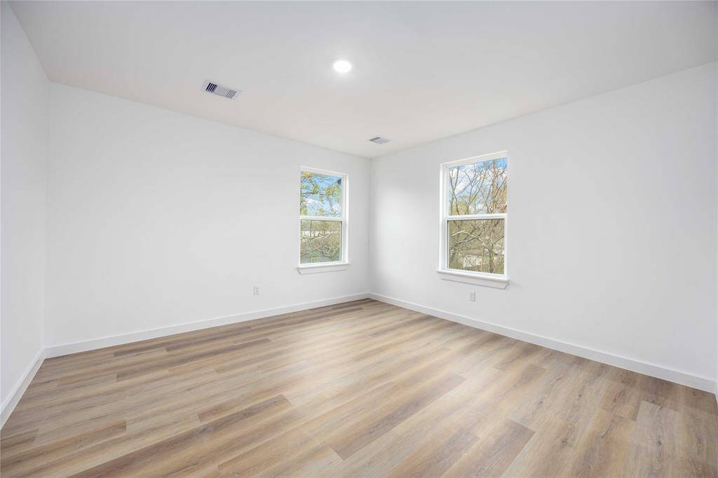 Spacious secondary bedrooms