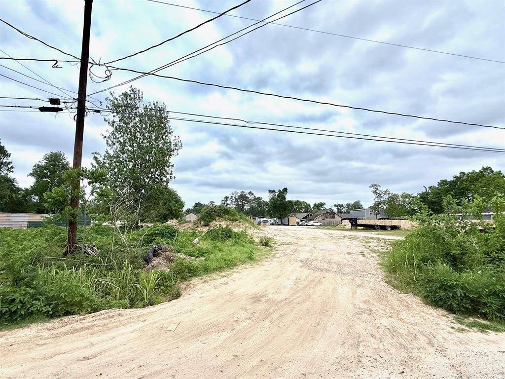 View from the street looking at the subject property