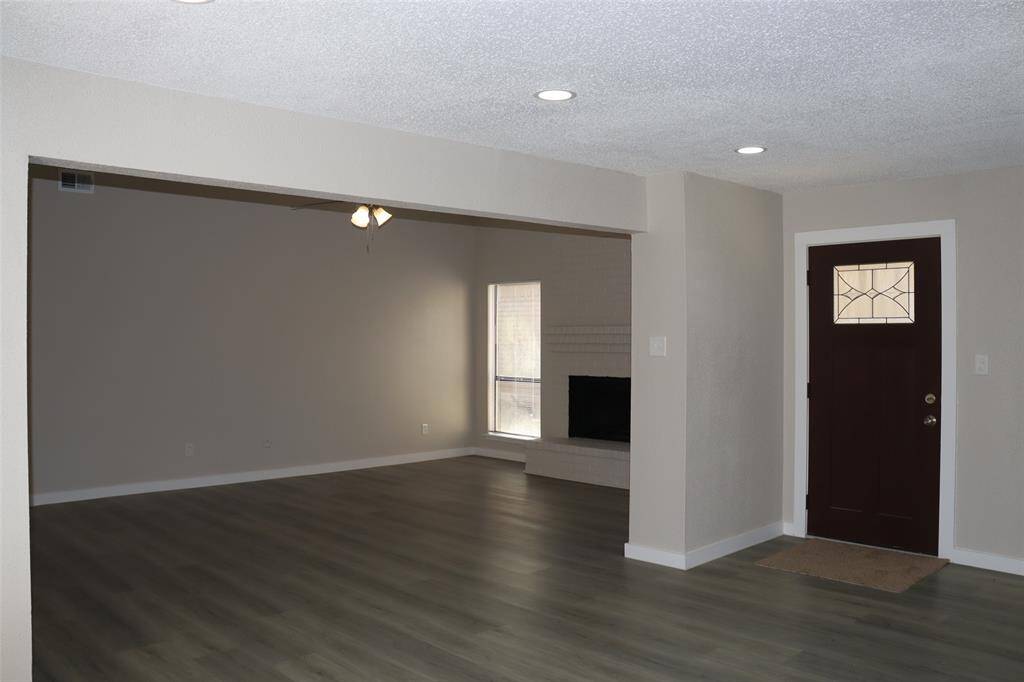 Dining and Living Room Viewn from Garage Door