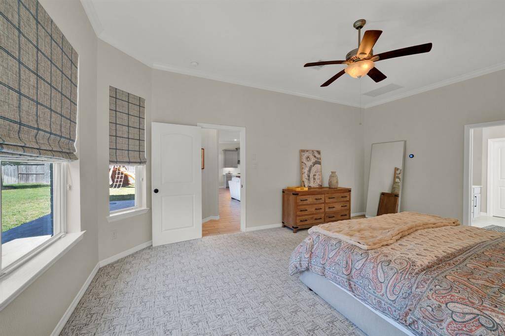 The bay window gives more room to enjoy.