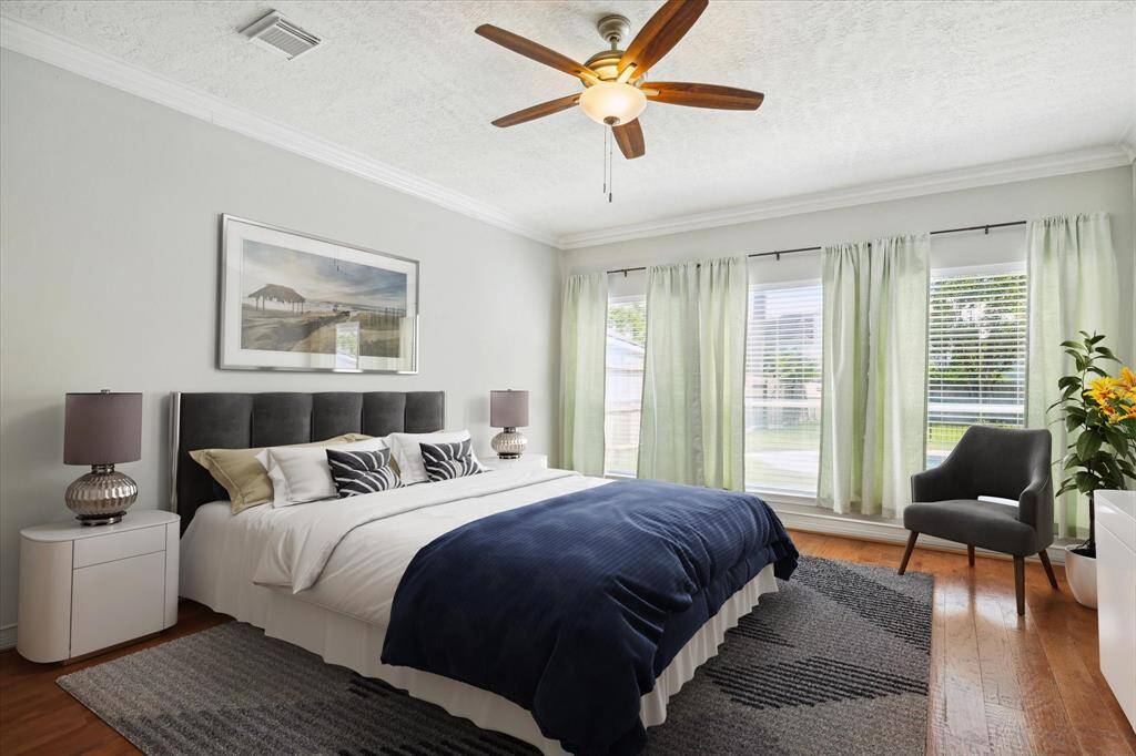 Primary Bedroom with views of the pool