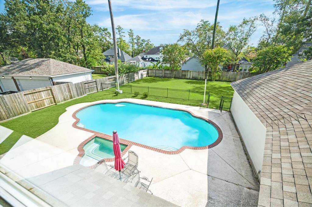 View of the pool from Bedroom #2